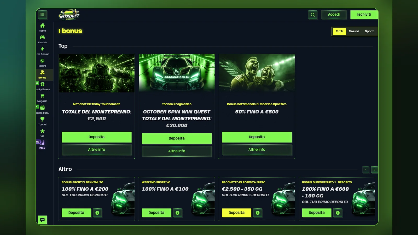 Nitrobet bonus